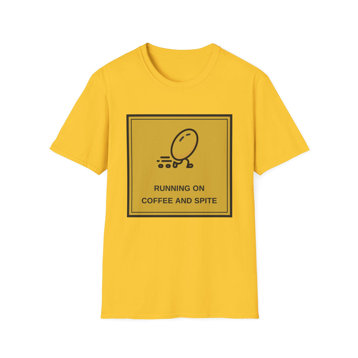 T-Shirt — Running On Coffee And Spite Graphic Tee - Trending Now - August 2026