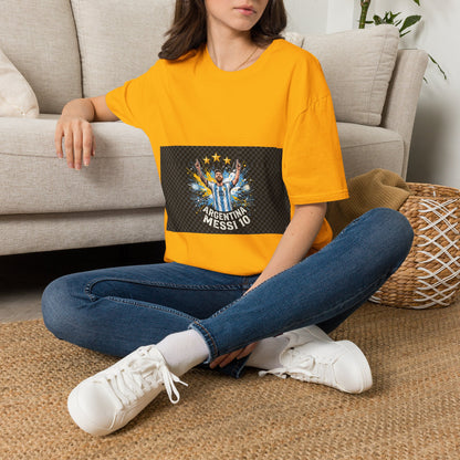 Argentina Messi  Soccer T‑Shirt — Argentina Messi 10 Fan Tee