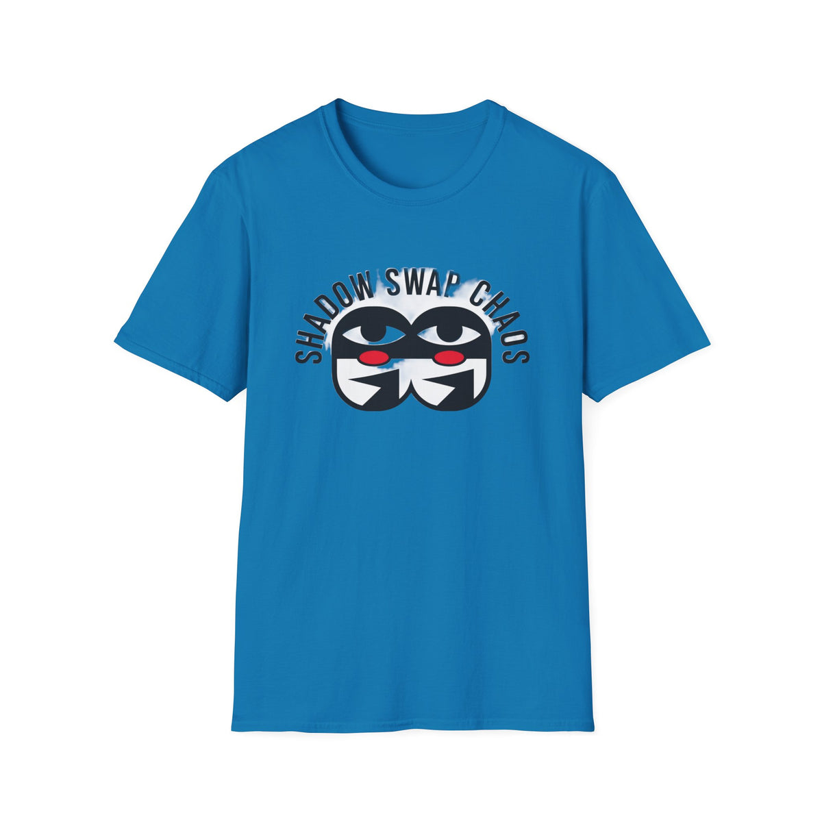 Shadow Swap Chaos T-Shirt — Graphic Anime Mask Tee - Trending Now - August 2026