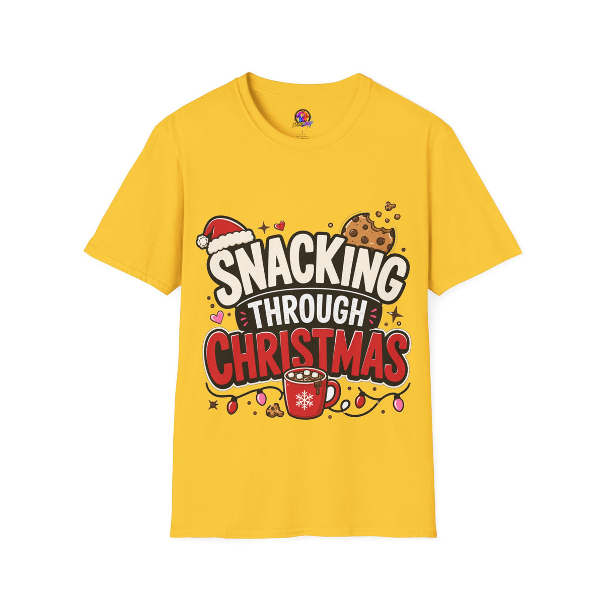 Snacking Through Christmas T-Shirt — Funny Holiday Cookie Tee