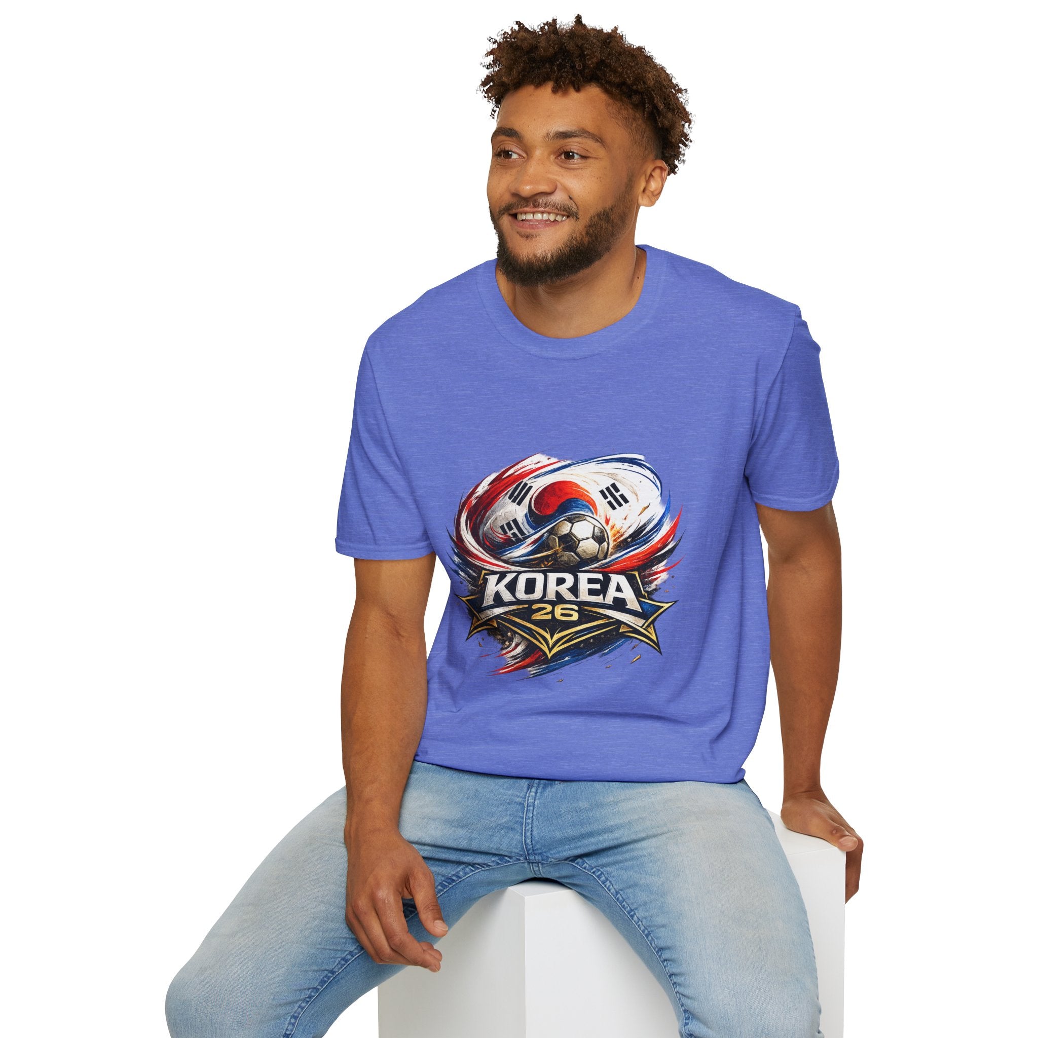 Korea Soccer T‑Shirt — Korea Football Crest Tee