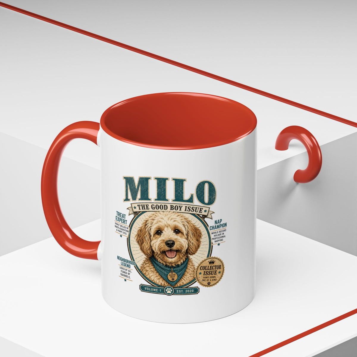 Milo Bailey Dog Dad Mom Milo Dog Mug — “The Good Boy Issue” Decorative Coffee Cup