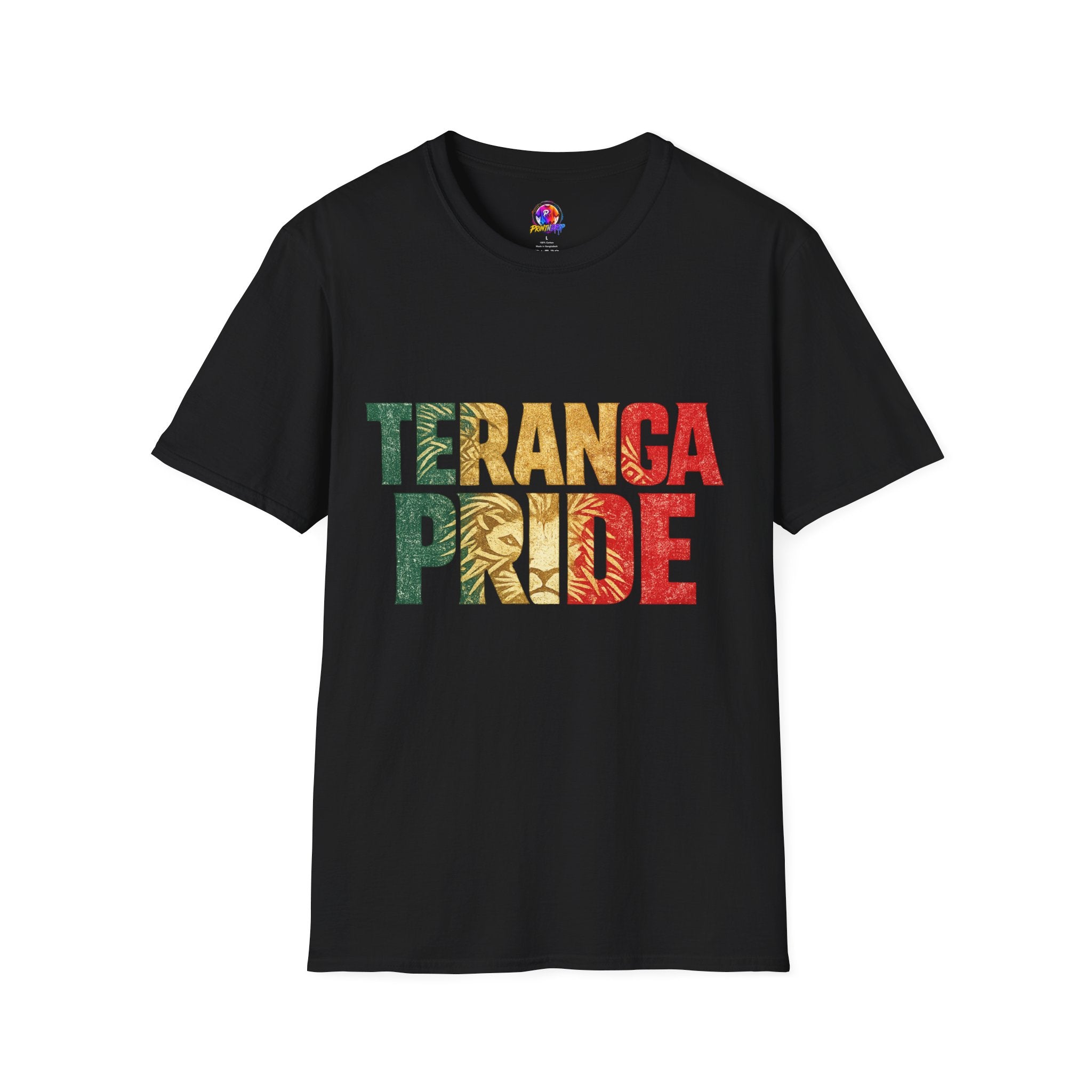 Senegal Teranga Pride T-Shirt — Senegal Flag Colors & Lion Graphic