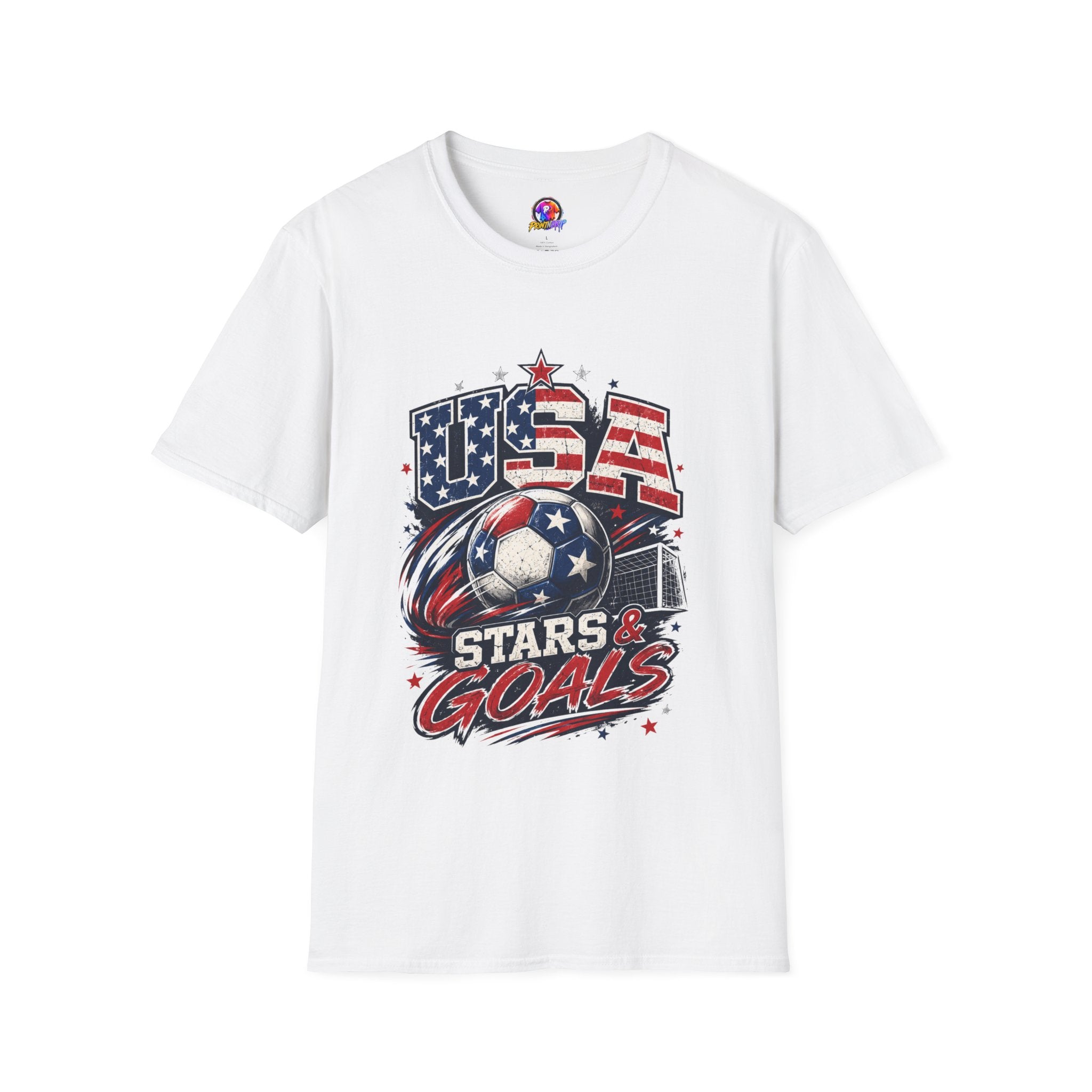 USA Stars & Goals Soccer T-Shirt