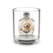 Glass Mug, 10oz Milo Bailey Dog Dad Mom Glass Mug, 10oz