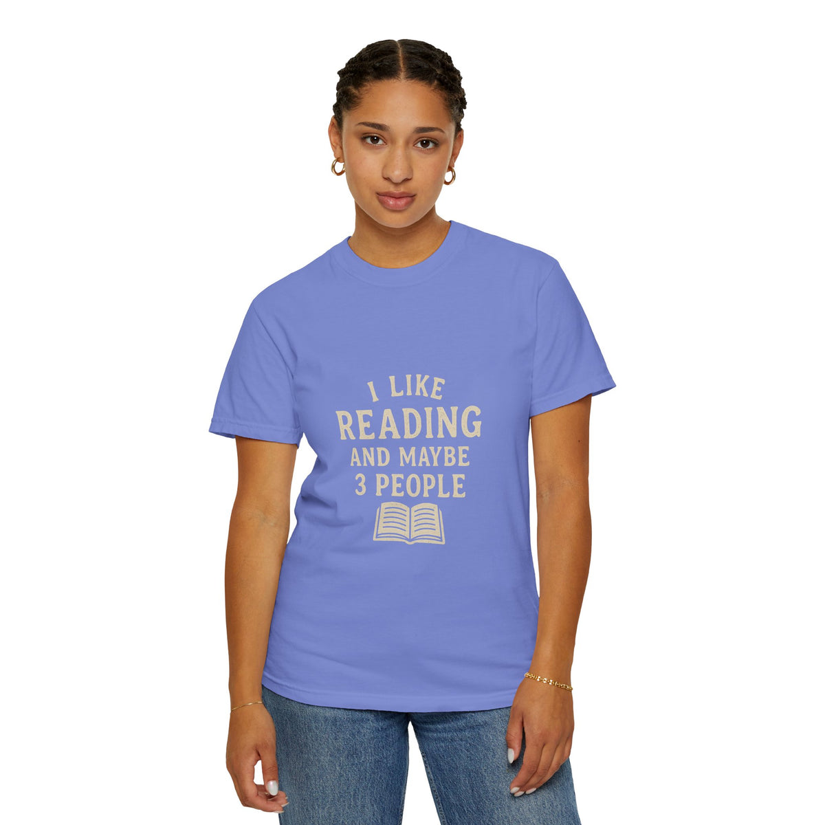 Reading Lover T-Shirt — "I Like Reading and Maybe 3 People" Book Lover Tee - Trending Now - October 2026