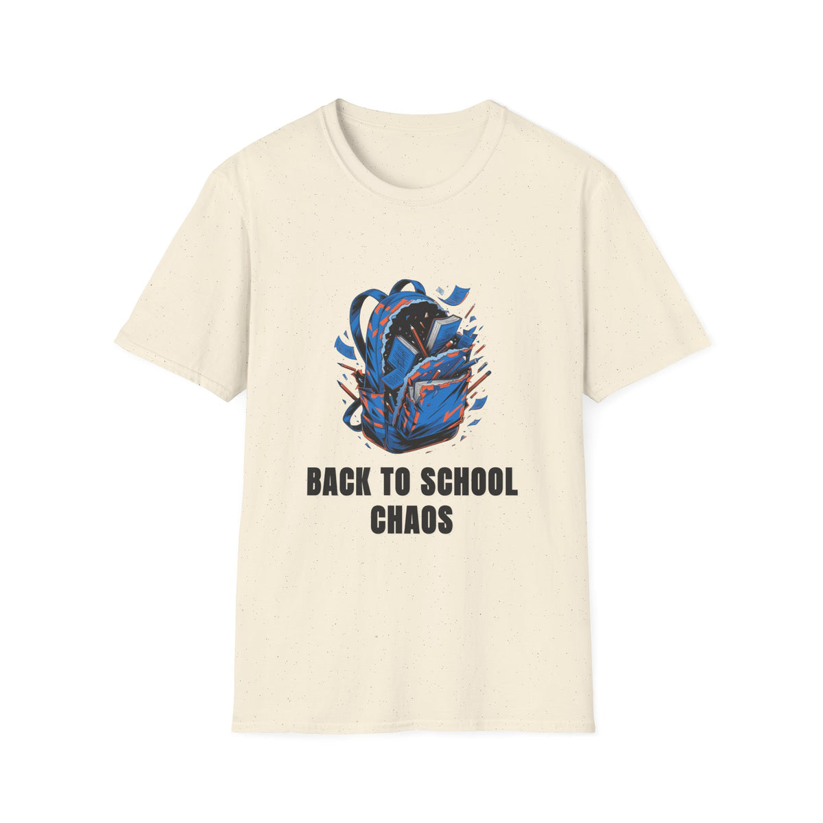 Back to School Chaos T-Shirt — Graphic Backpack Design - Trending Now - August 2026