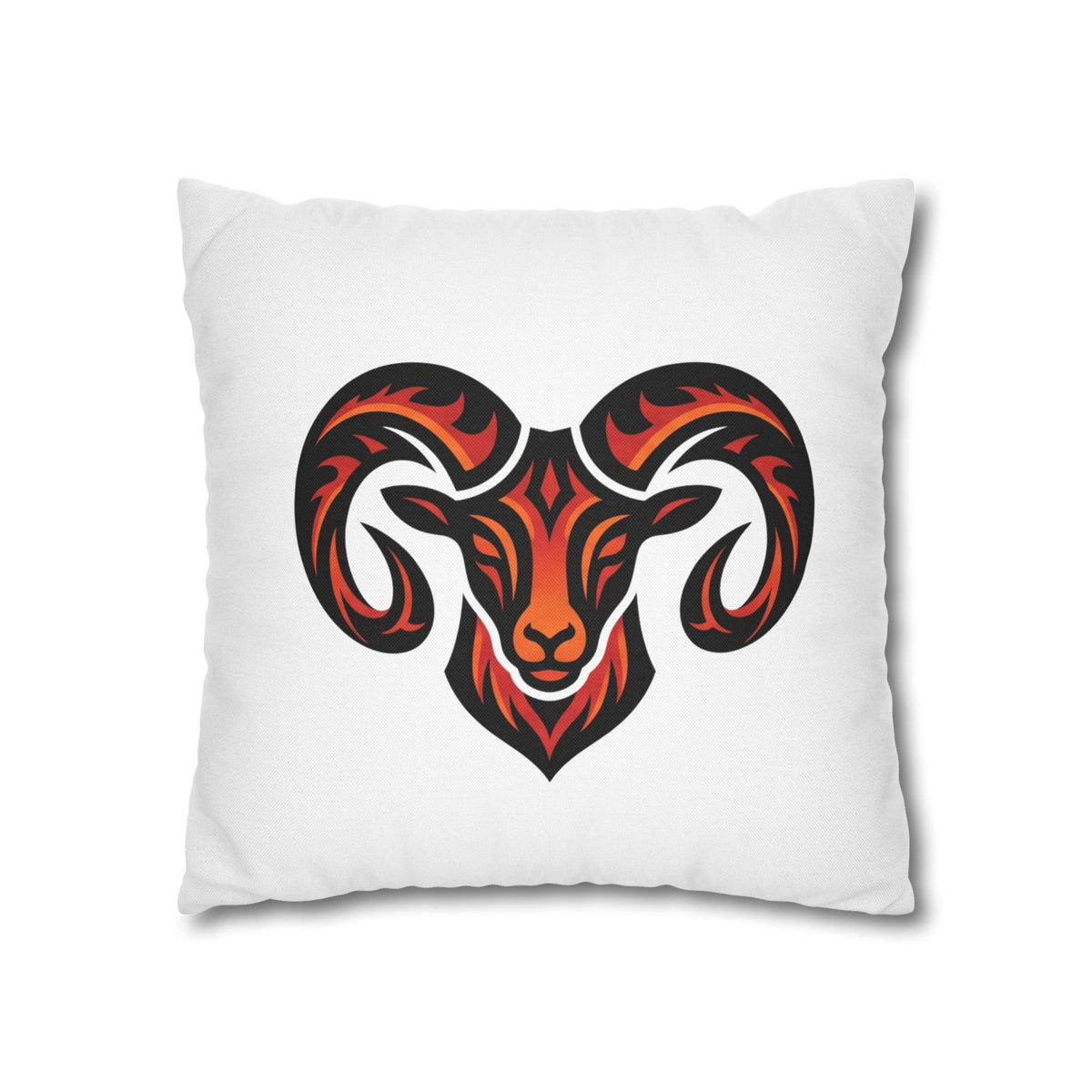Aries Fiery Ram Head Pillowcase
