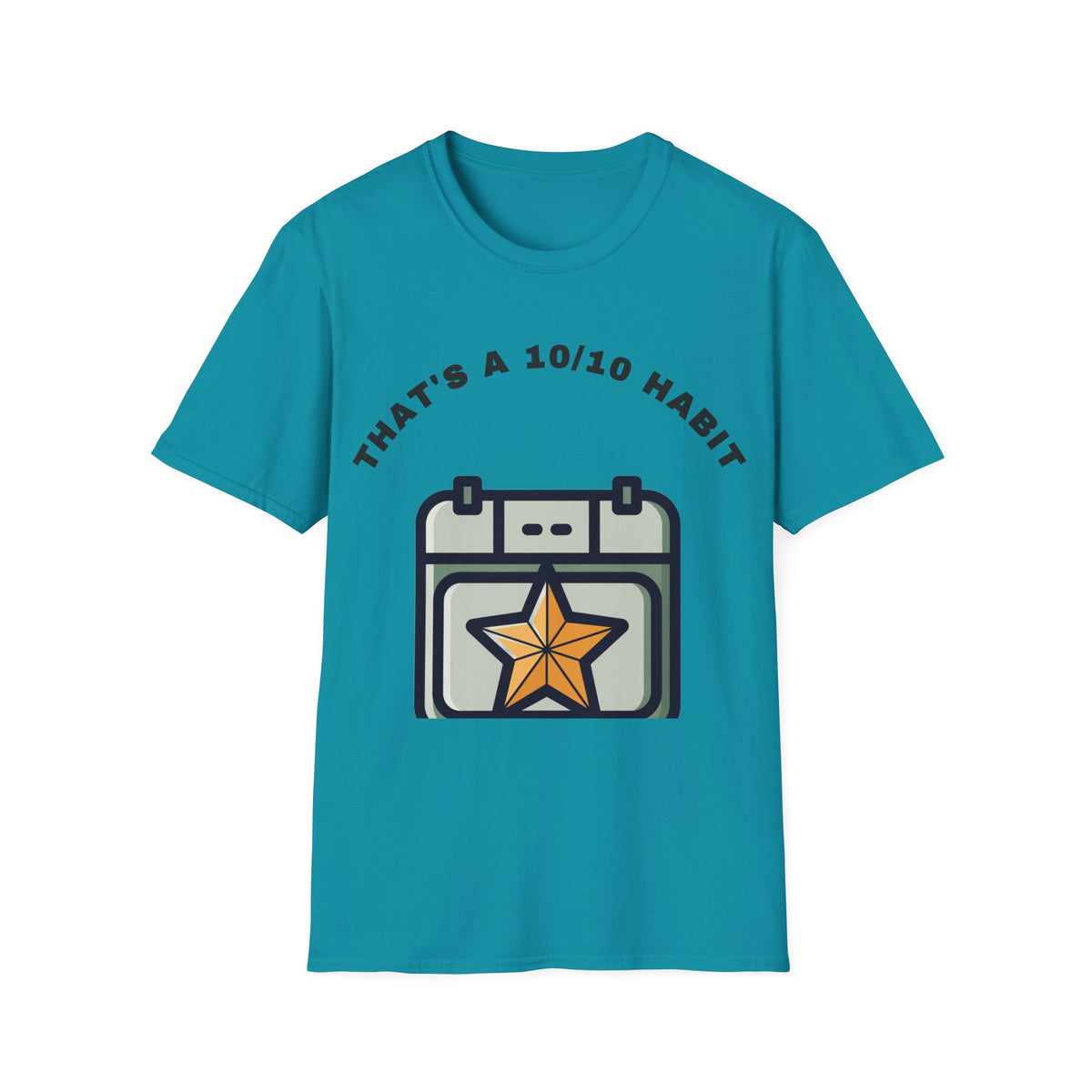 T-Shirt — "That's a 10/10 Habit" Star Patch Graphic Tee - Trending Now - September 2026
