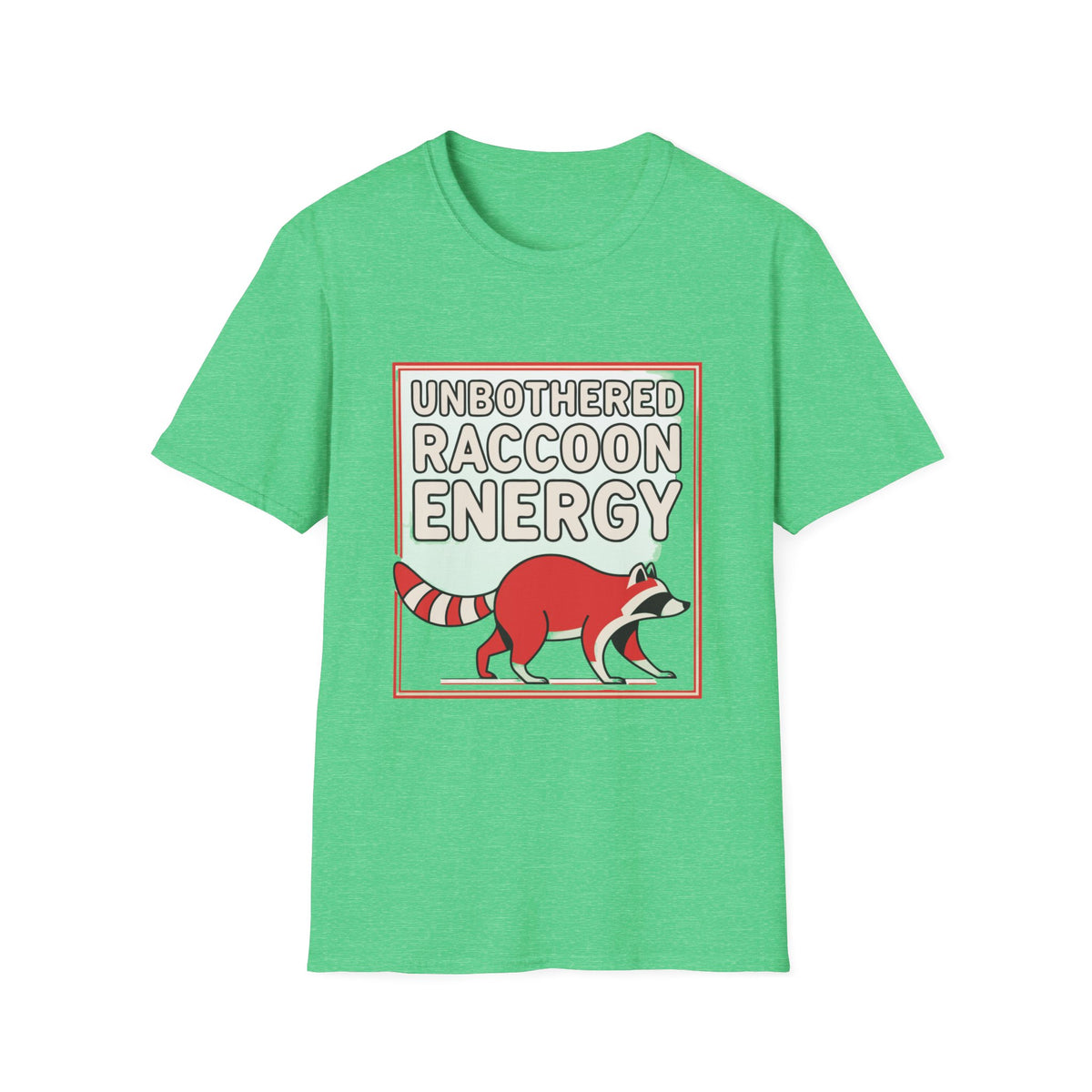 Raccoon T-Shirt — "Unbothered Raccoon Energy" Retro Graphic Tee - Trending Now - August 2026