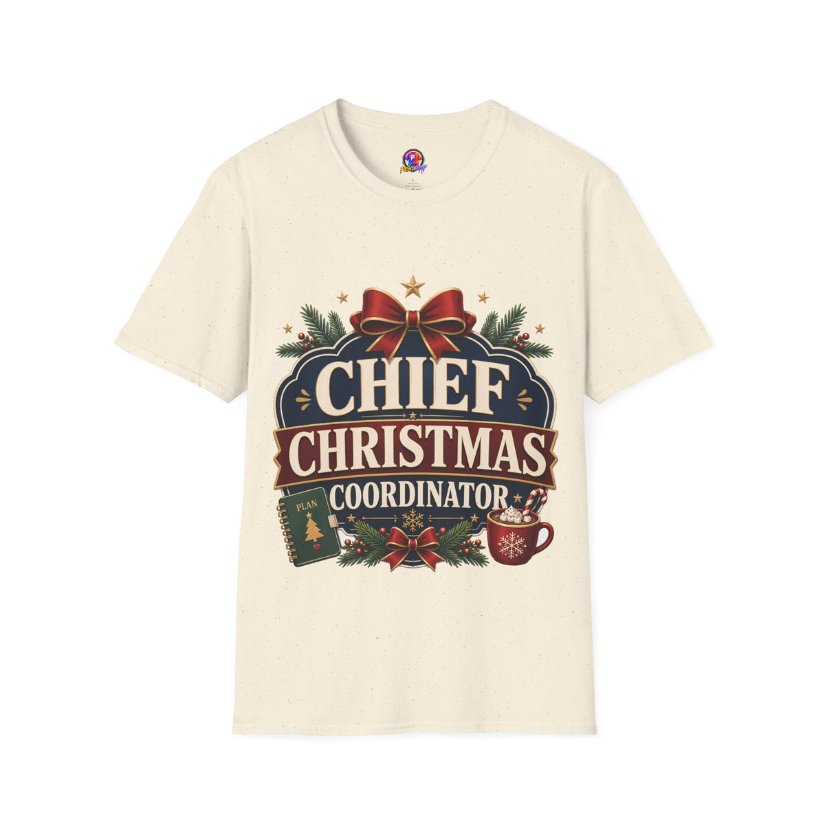 Christmas T-Shirt — "Chief Christmas Coordinator" Holiday Graphic Tee