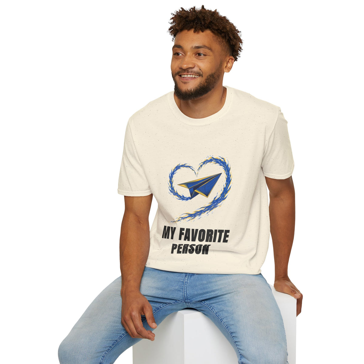 Paper Plane Heart T-Shirt — “My Favorite Person” Graphic Tee - Trending Now - August 2026