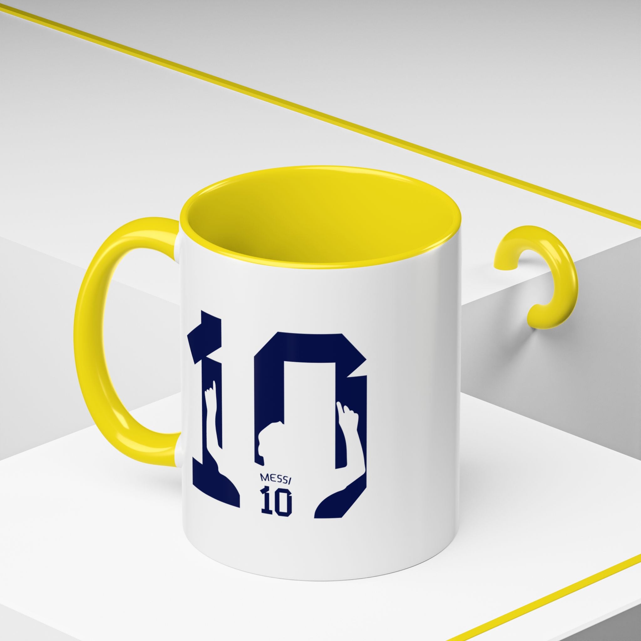 Messi Number 10 Coffee Mug — Soccer Fan Accent Mug