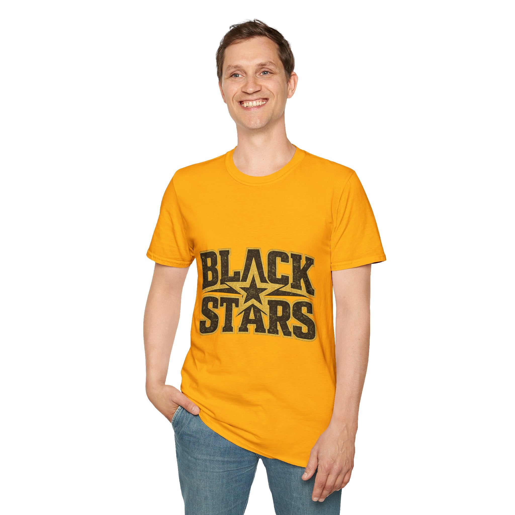 Ghana Black Stars T-Shirt — Bold Vintage Star Logo Tee
