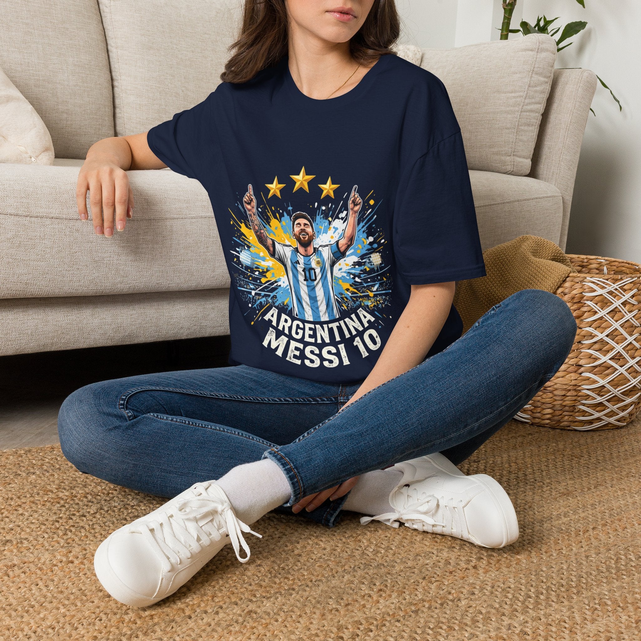 Argentina Messi  Soccer T‑Shirt — Argentina Messi 10 Fan Tee