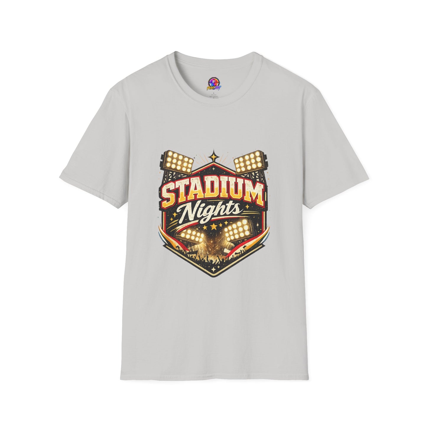 Stadium Nights T-Shirt — Vintage Sports Lights Graphic Tee