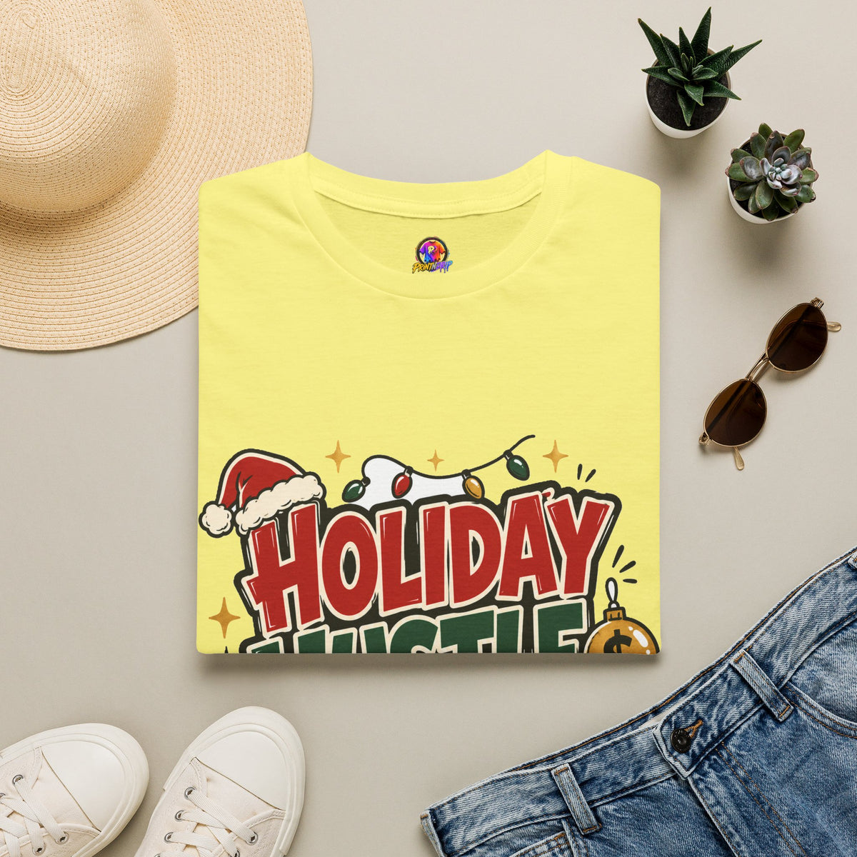 Holiday Hustle Mode T-Shirt — Funny Christmas Graphic Tee