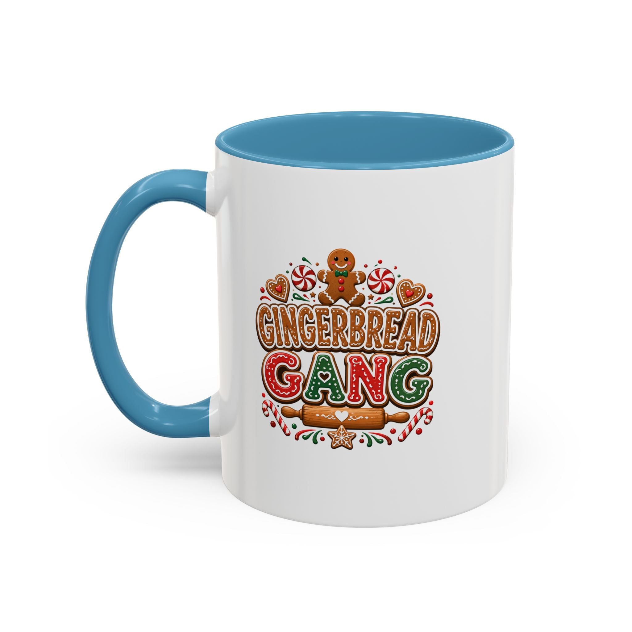 Gingerbread Gang Coffee Mug – Holiday Baking Christmas Cocoa Mug
