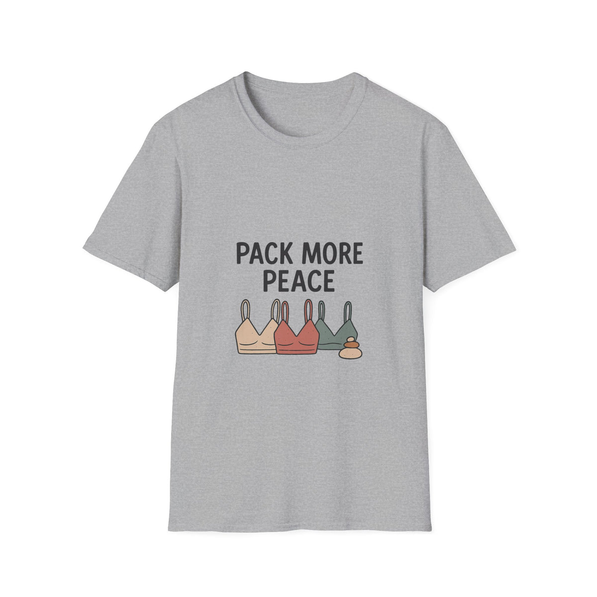 Pack More Peace T-Shirt — Minimalist Yoga / Mindfulness Tee - Trending Now - October 2026