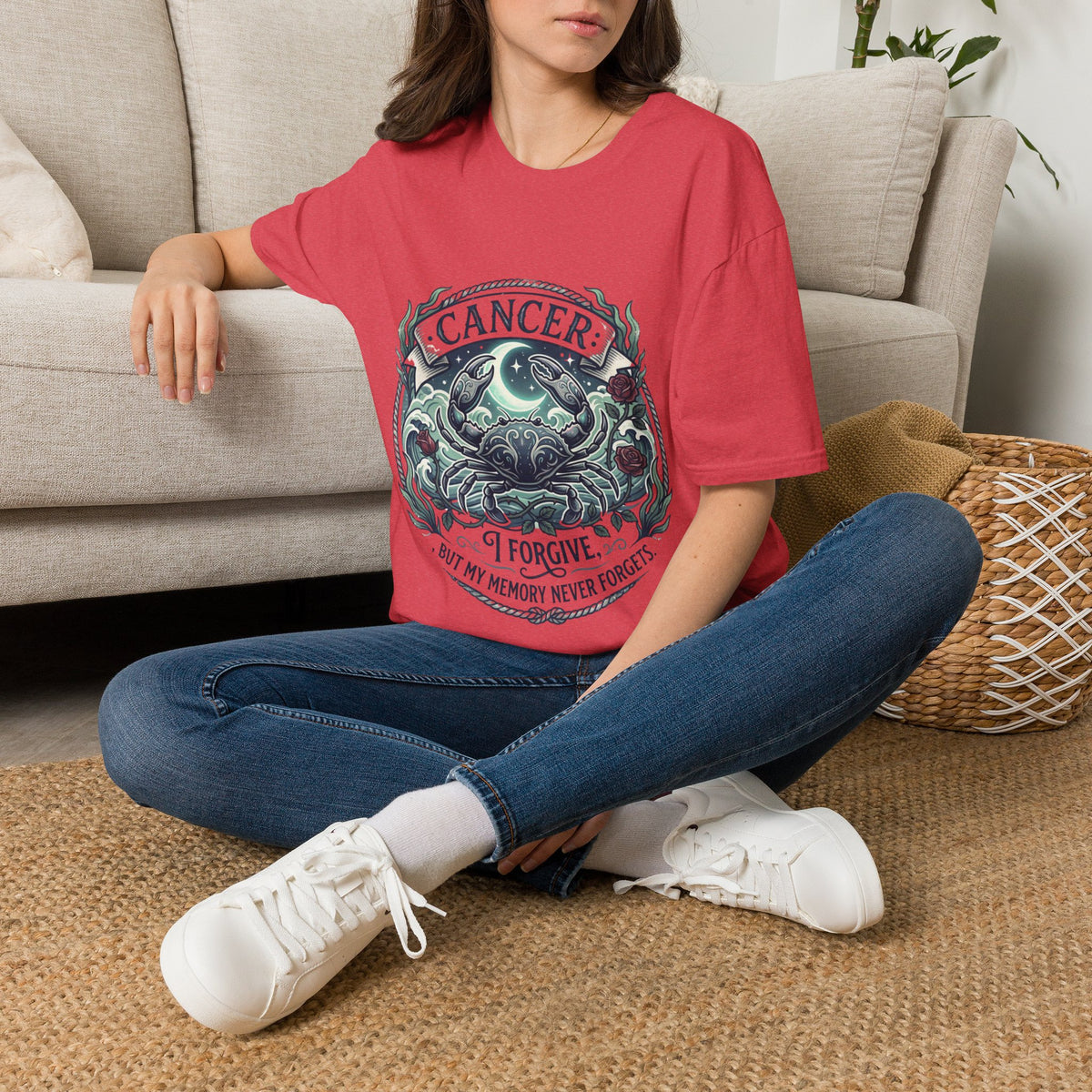 Cancer Zodiac T-Shirt — Crab Constellation Sign Tee