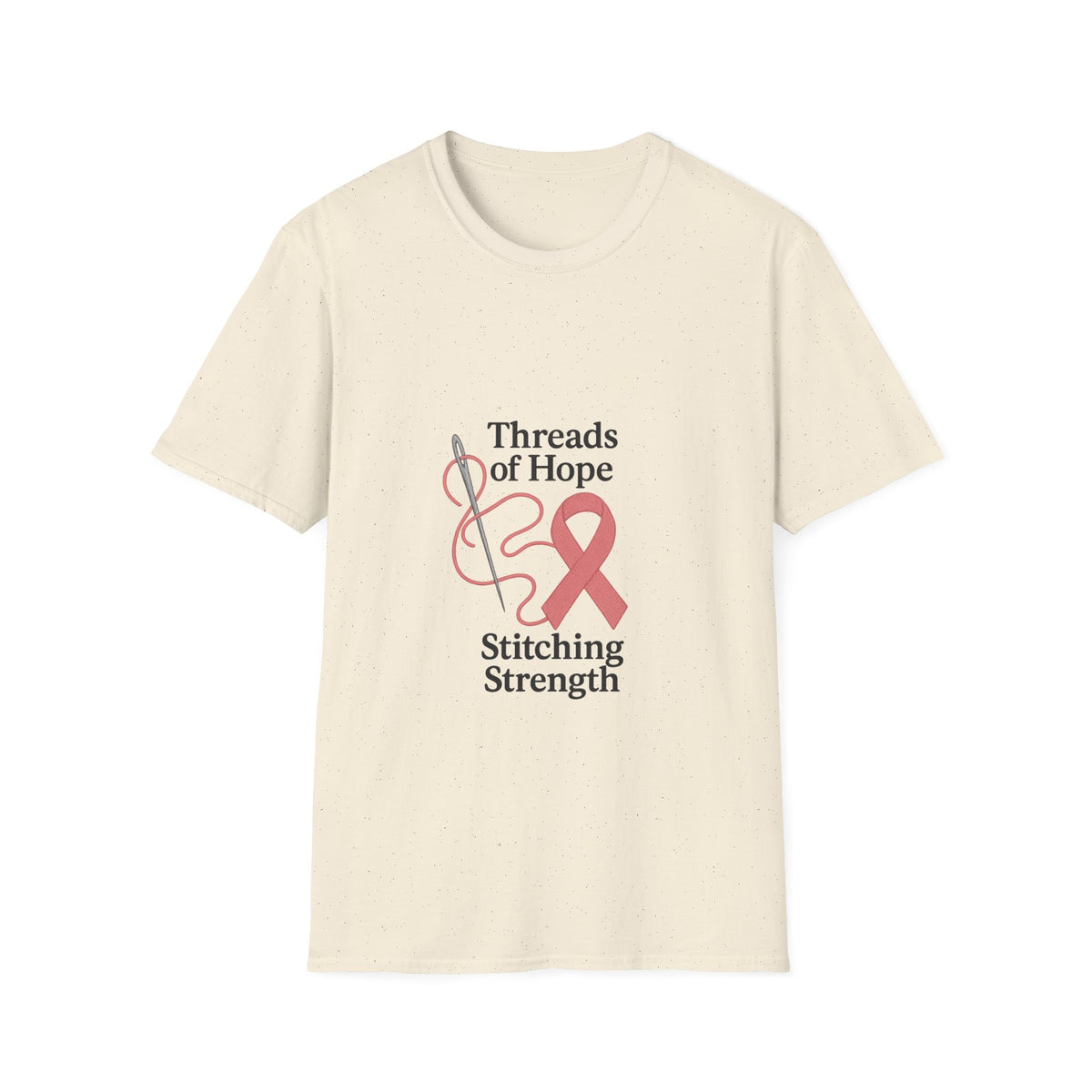 Threads of Hope Breast Cancer Awareness T-Shirt — Stitching Strength Ribbon - Trending Now - October 2026