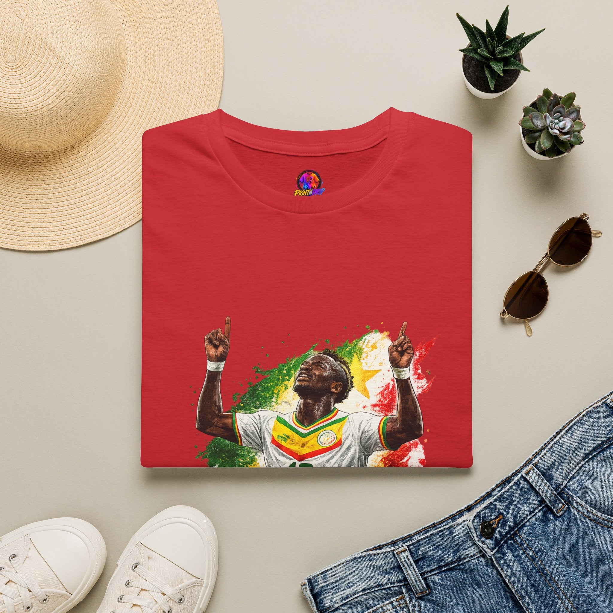 Senegal Sadio Mané Football Shirt – Tribute Soccer Tee