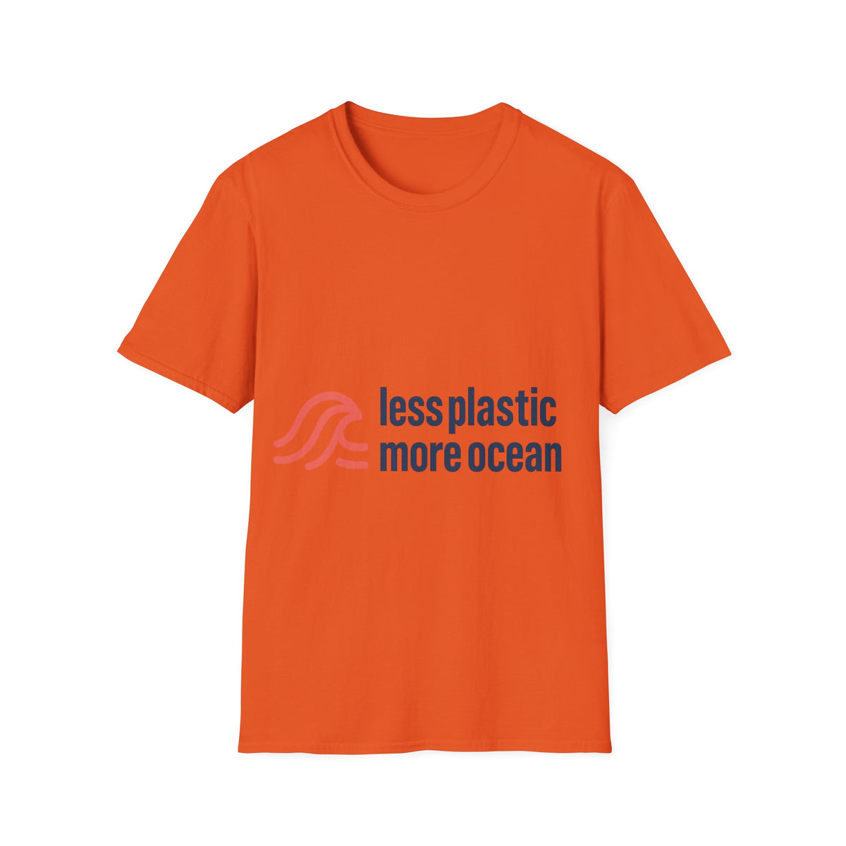 Minimal Wave Logo T‑Shirt — Subtle Red & Blue Surf Graphic- Trending Now - September 2026