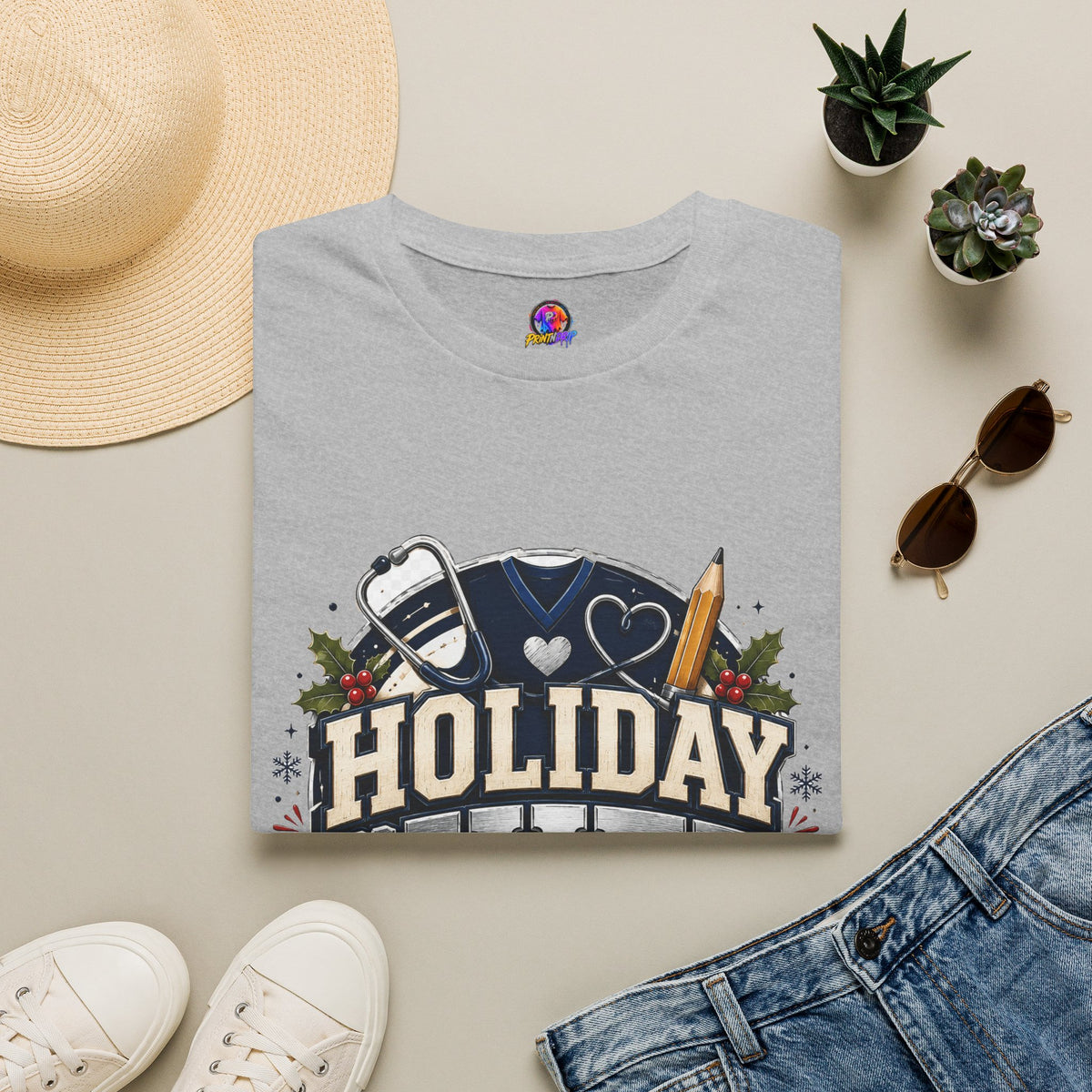 Holiday Shift Survivor T-Shirt — Nurse & Healthcare Worker Gift