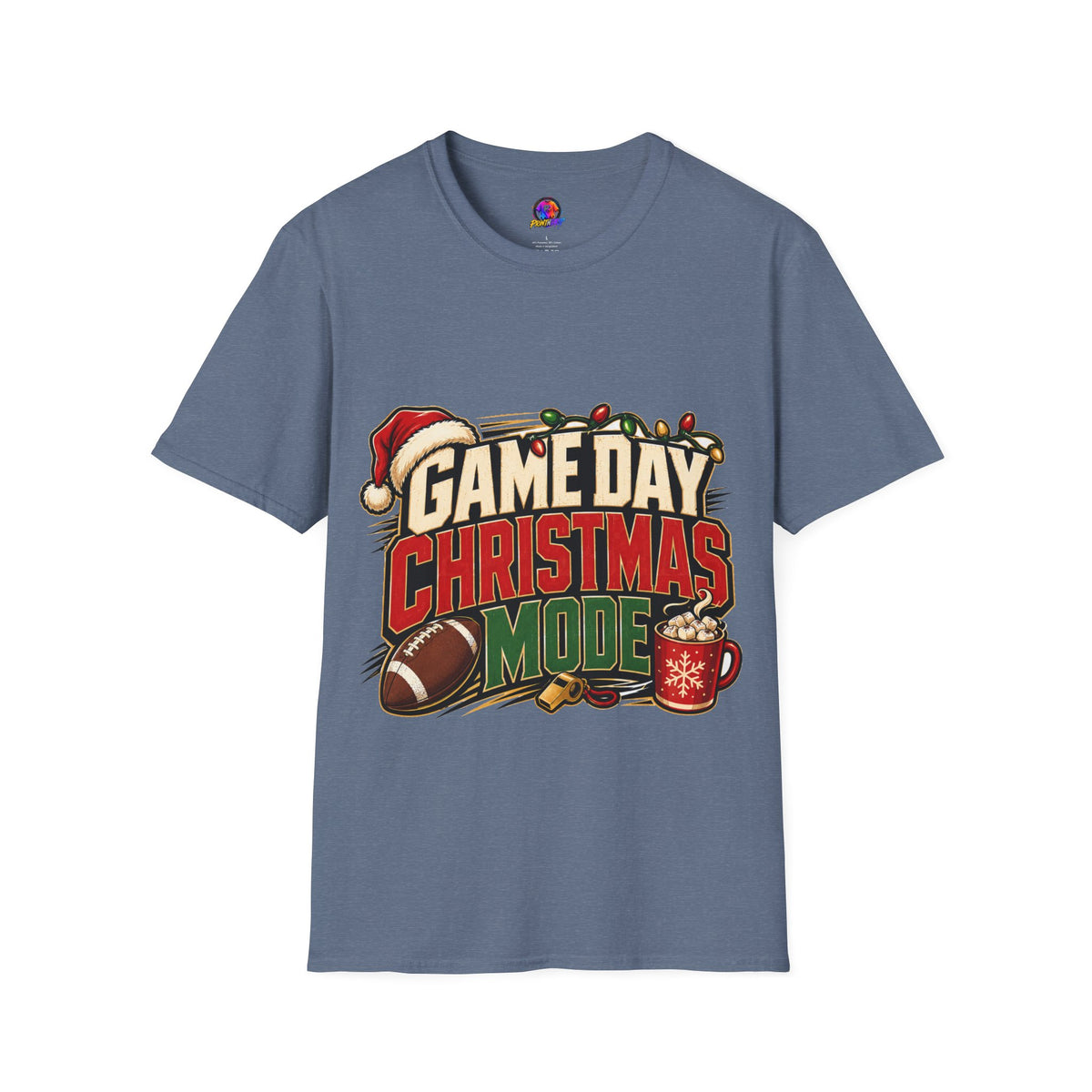 Game Day Christmas T-Shirt — Football Holiday Mode Tee