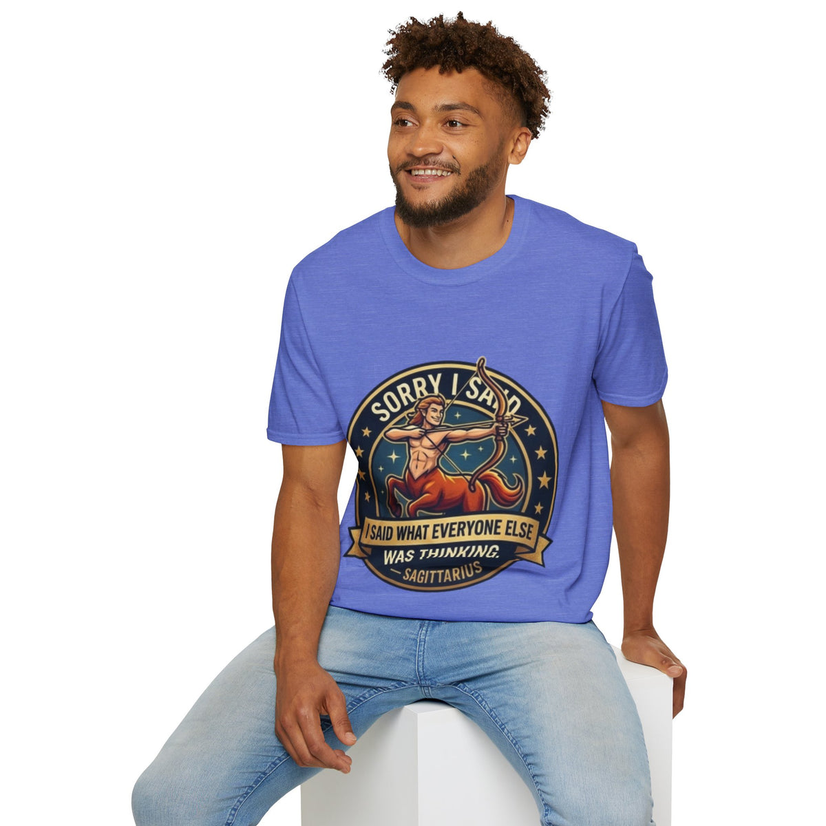 Sagittarius T-Shirt "Sorry I Said What Everyone Else Was Thinking" – Zodiac Archer Graphic Tee