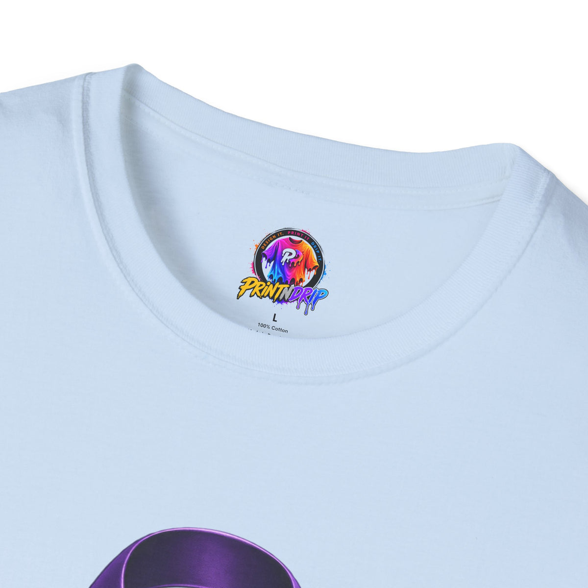Break The Cycle Purple Ribbon T-Shirt — Domestic Violence Awareness Tee