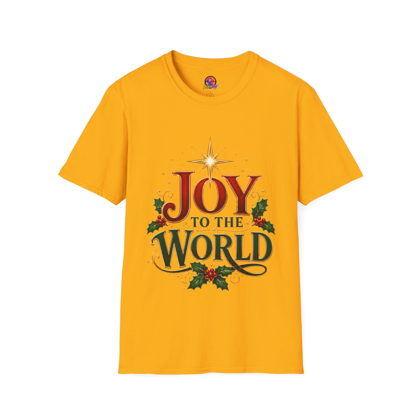 Joy to the World T-Shirt — Festive Christmas Holiday Tee