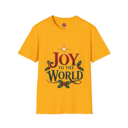 Joy to the World T-Shirt — Festive Christmas Holiday Tee