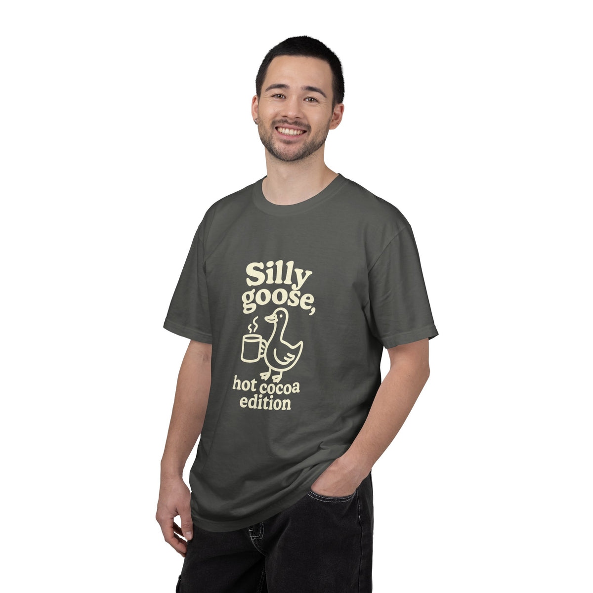 Silly Goose Hot Cocoa T-Shirt — Cute Winter Graphic Tee - Trending Now - October 2026