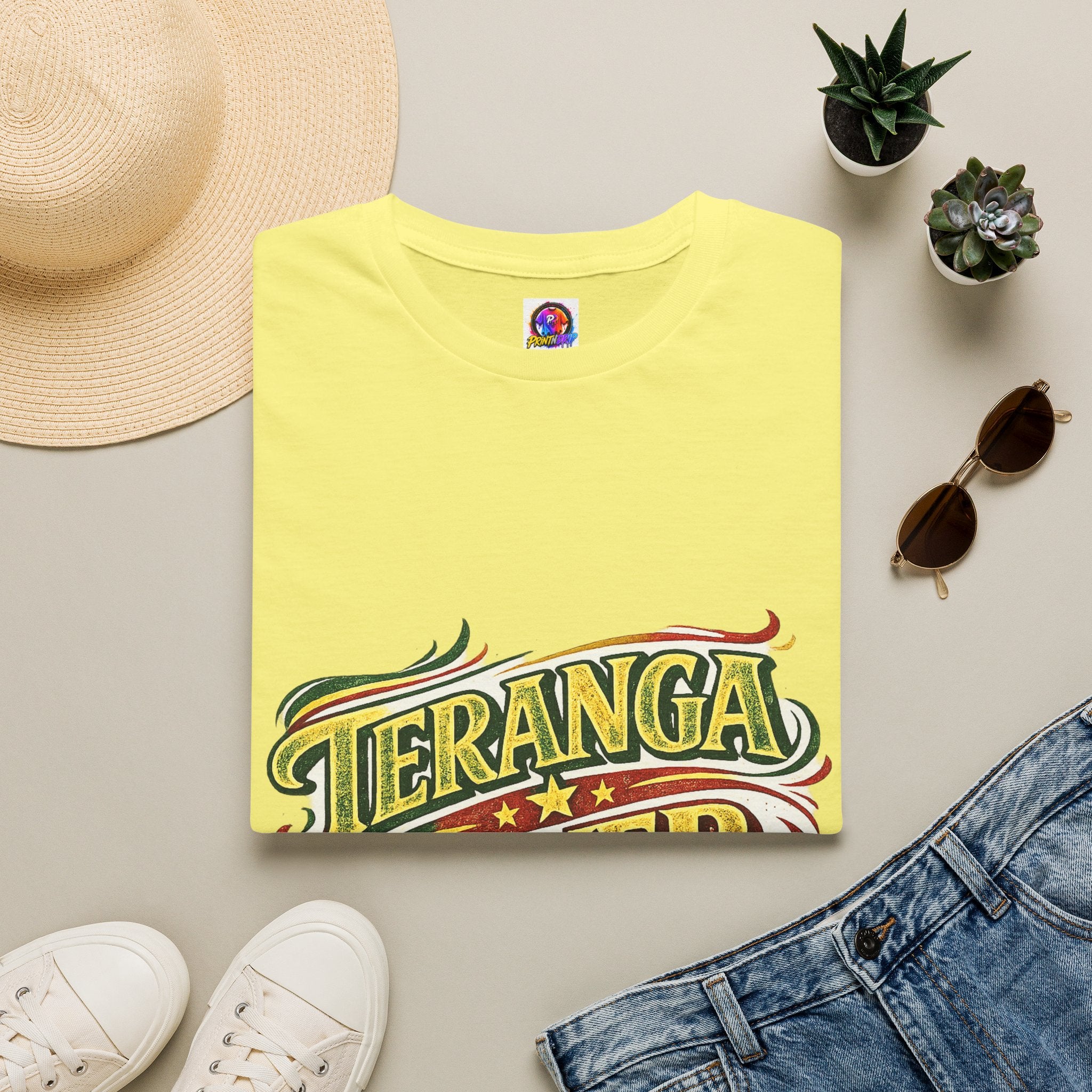 Senegal Teranga Power T-Shirt — Retro Senegal Pride Graphic Tee