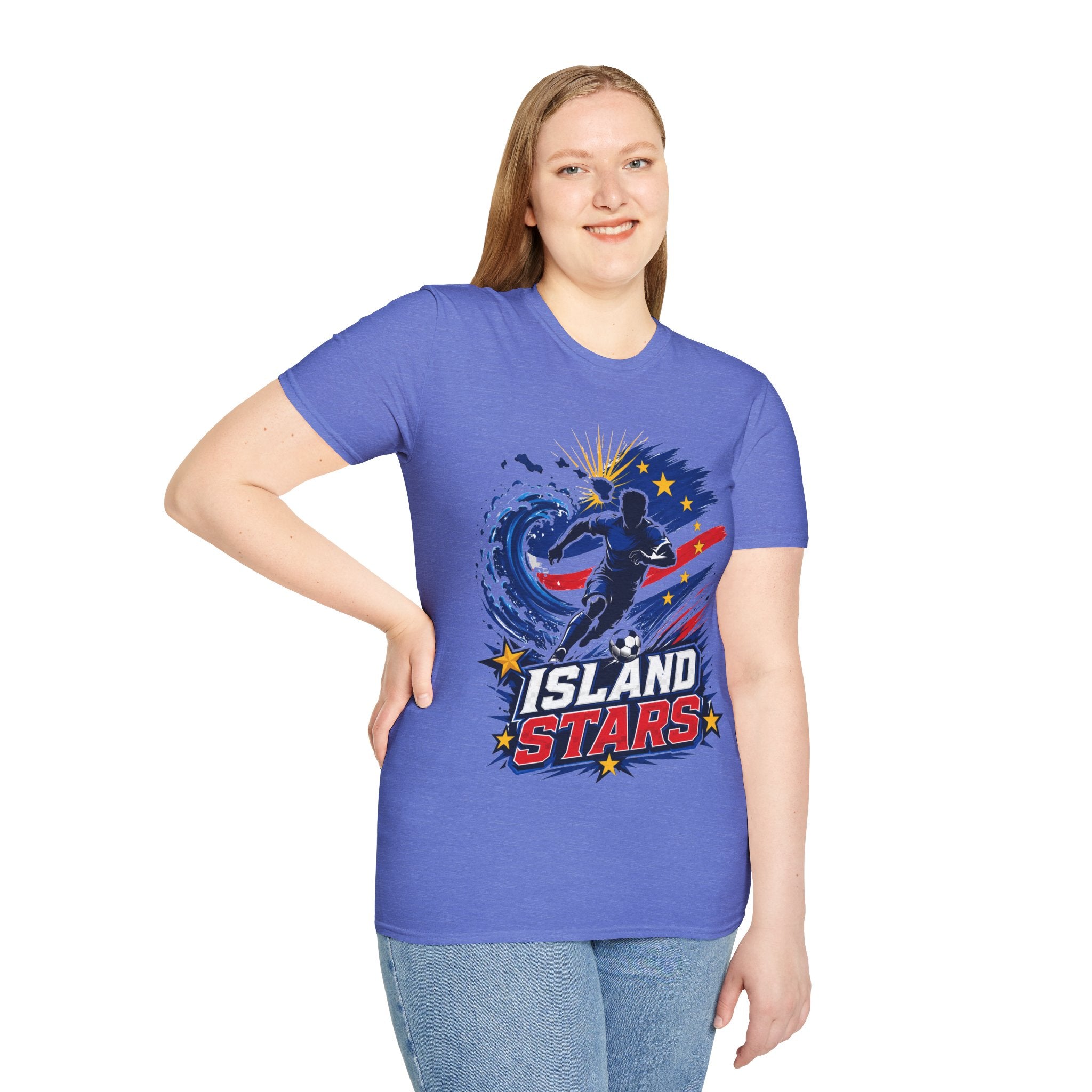 Cabo Verde Island Stars Soccer T-Shirt – Pacific Wave Football Team Tee