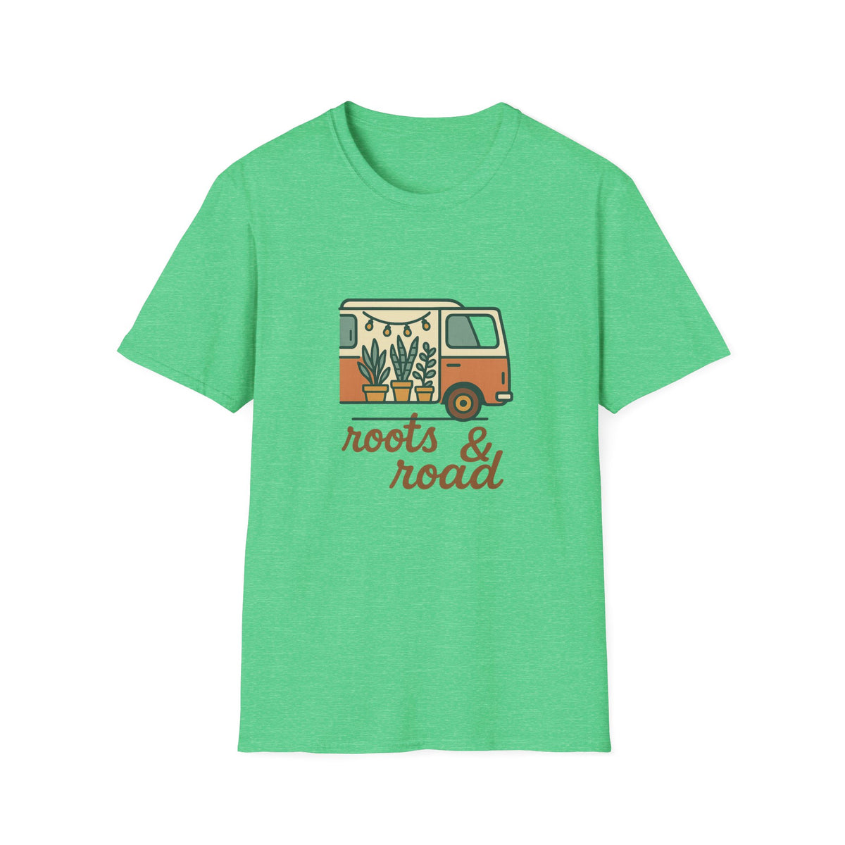 Roots & Road Camper Van T‑Shirt — Vintage Boho Adventure Tee - Trending Now - August 2026