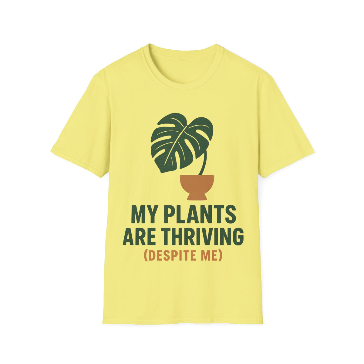 Plant Lover T-Shirt — 'My Plants Are Thriving, Therapy Not' Potted Monstera Tee - Trending Now - September 2026