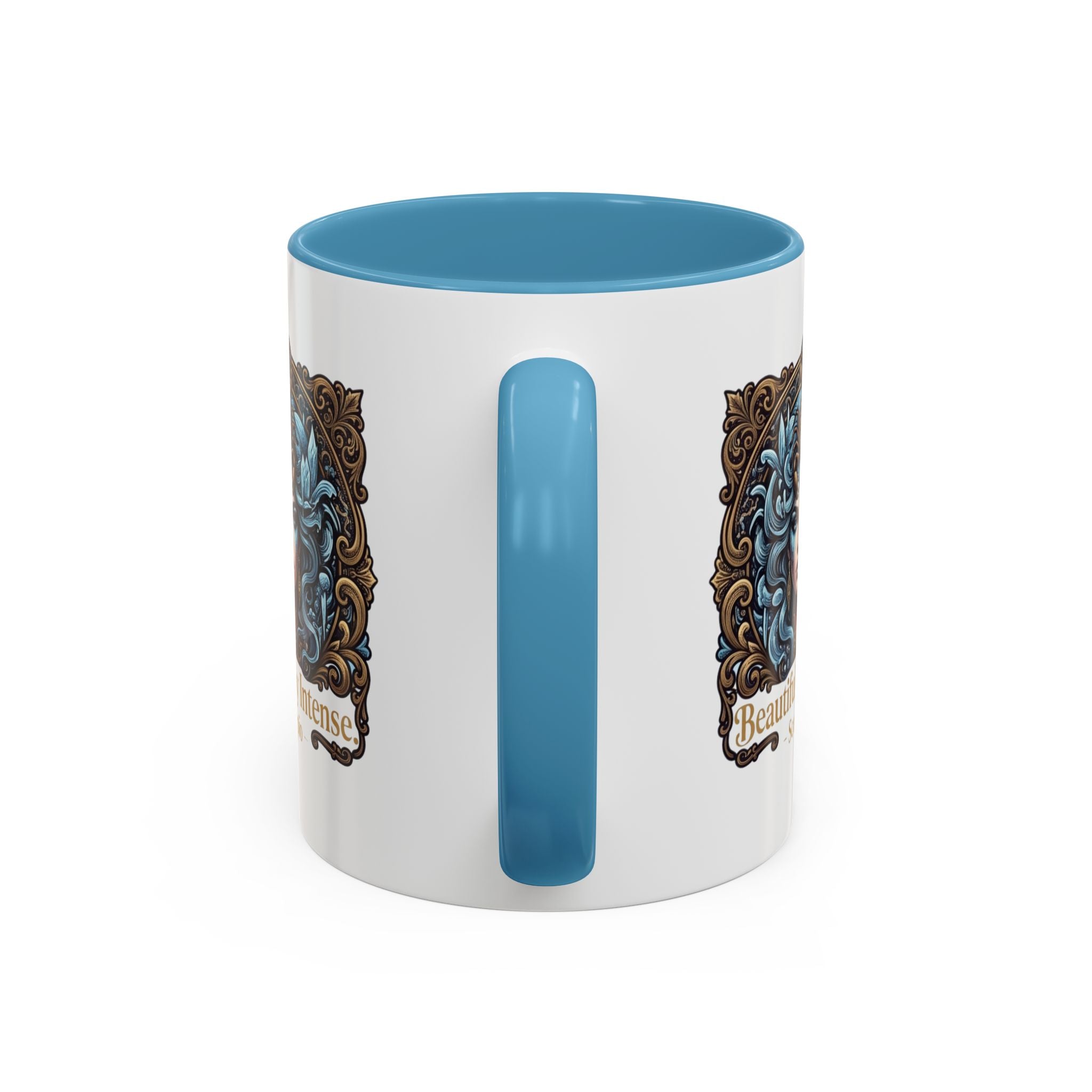 Scorpio Accent Coffee Mug — "Beautifully Intense" Zodiac Design (11/15oz)