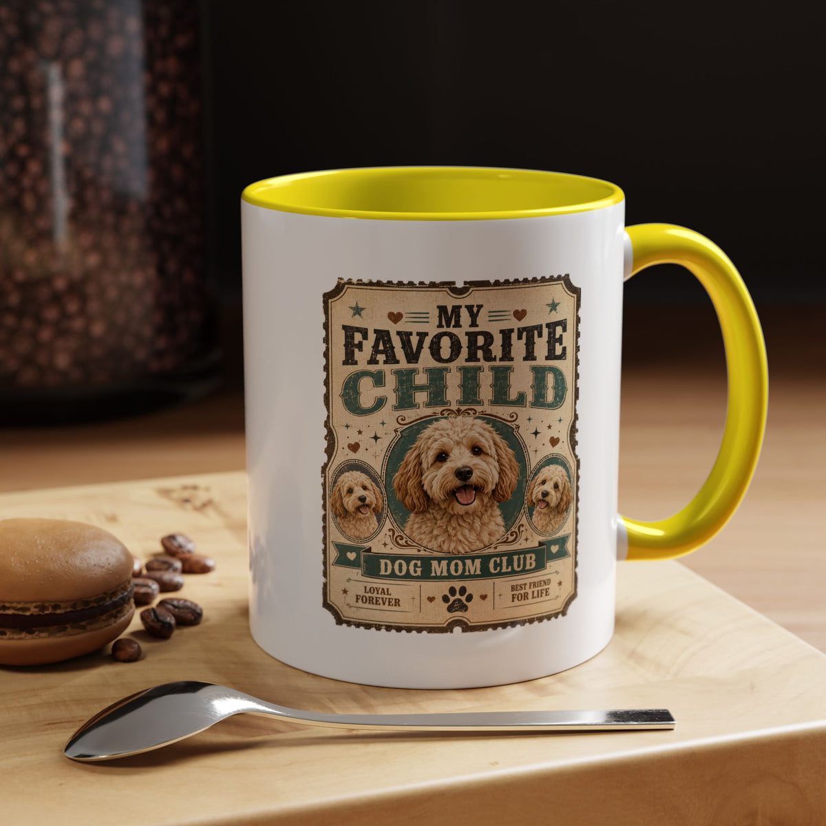 Milo Bailey Dog Dad Mom My Favorite Child Dog Mom Coffee Mug — Funny Dog Mom Gift