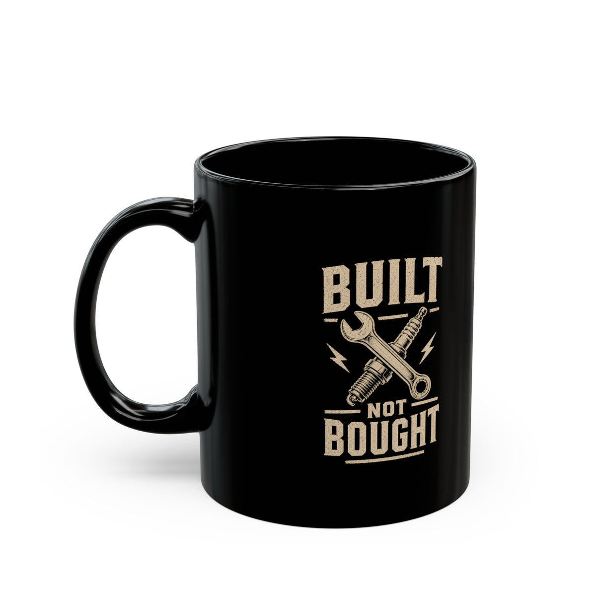 Milo Bailey Dog Dad Mom Built Not Bought Coffee Mug — Mechanic Tool Garage Gift