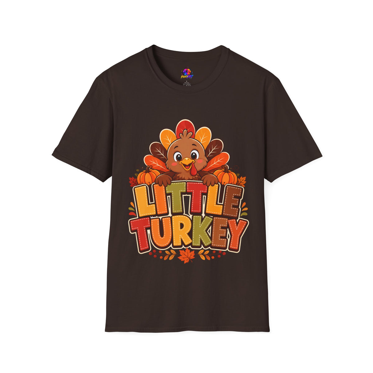 Thanksgiving T-Shirt Little Turkey T‑Shirt – Cute Thanksgiving Kids & Family Tee
