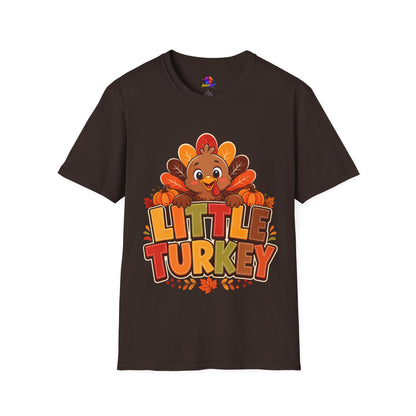 Little Turkey T‑Shirt – Cute Thanksgiving Kids & Family Tee