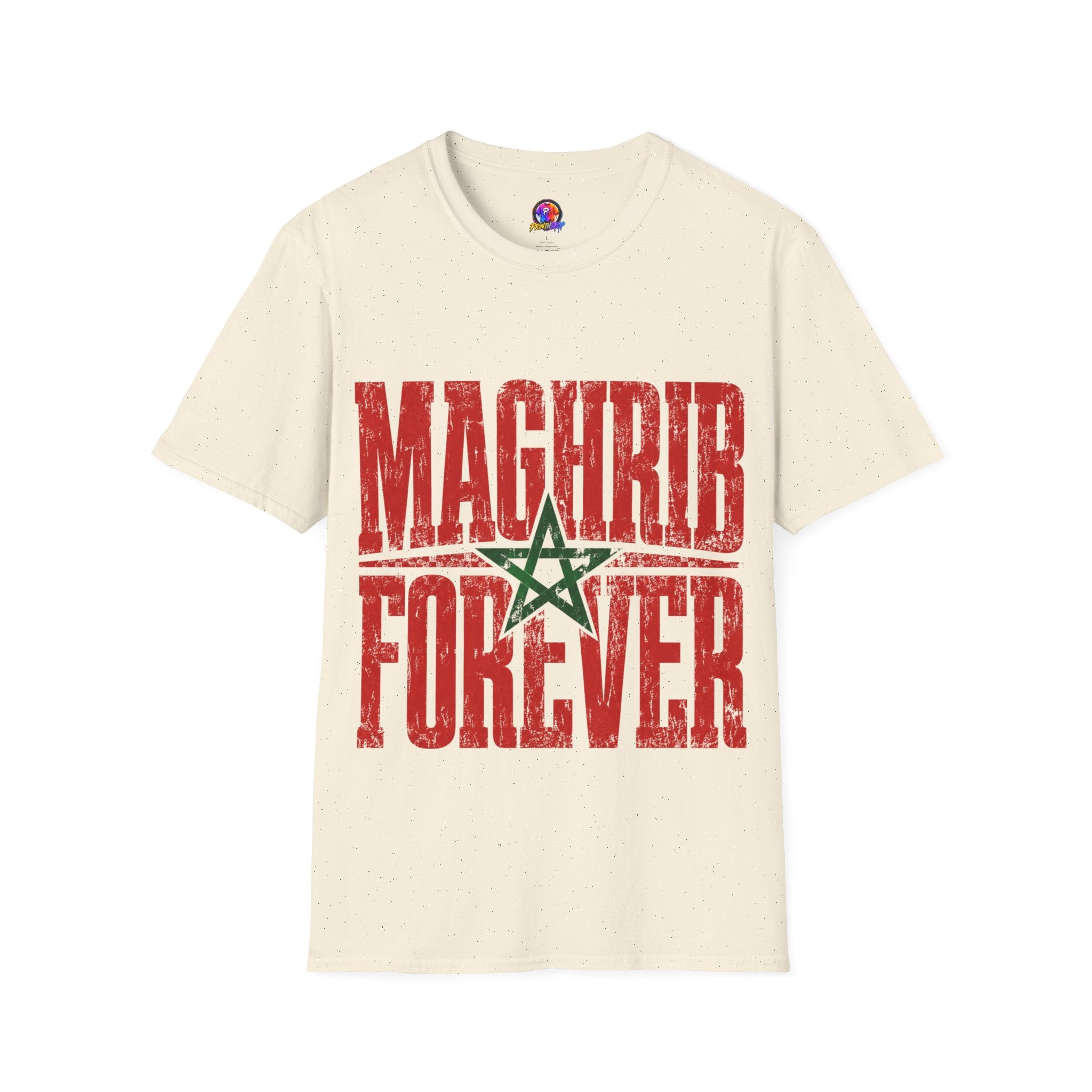 Morocco T-Shirt — Maghrib Forever Moroccan Flag Graphic Tee