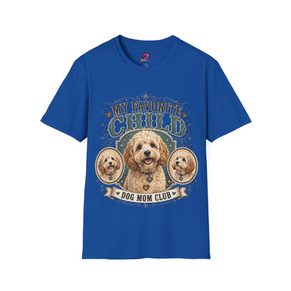 My Favorite Child Dog Mom T-Shirt — Cute Doodle Portrait Pet Lover Tee