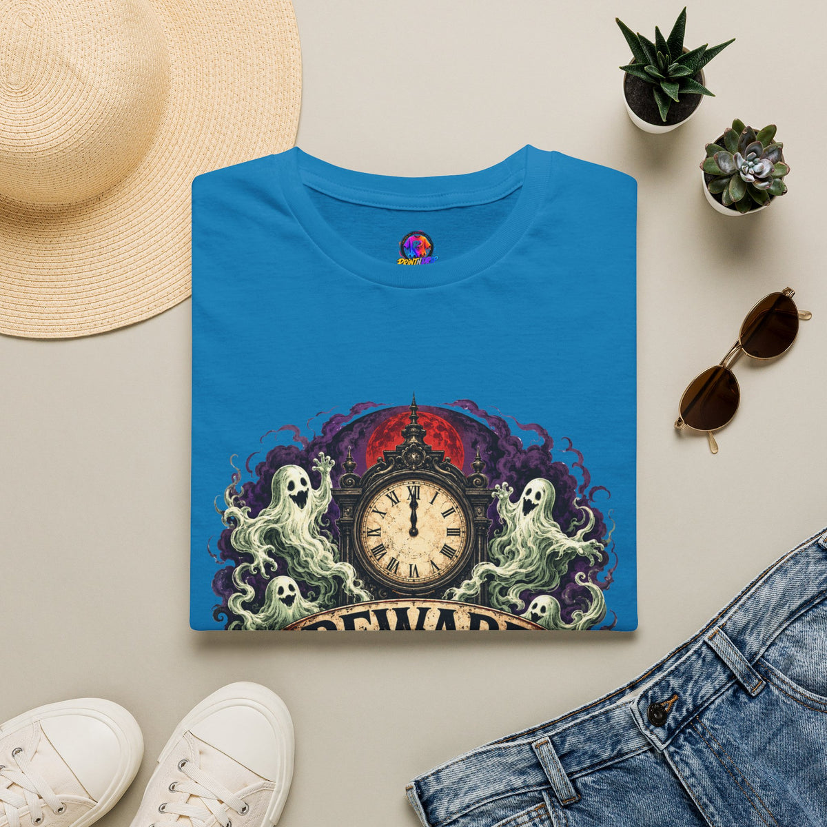 Halloween Beware Of Midnight Unisex Softstyle T-Shirt
