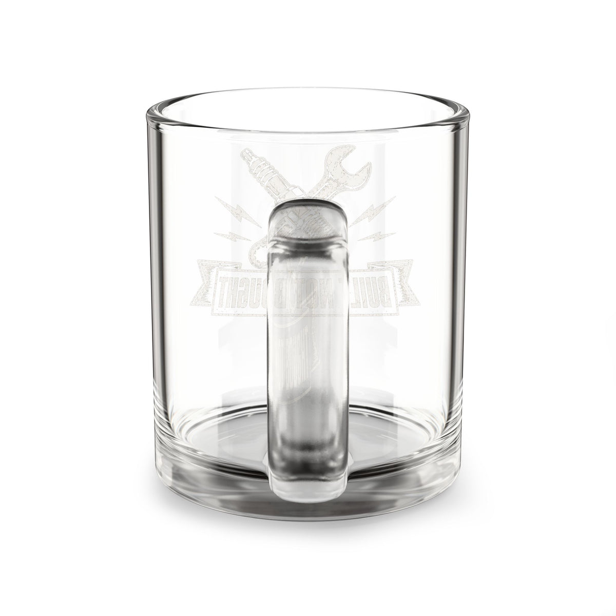 Glass Mug, 10oz Milo Bailey Dog Dad Mom Glass Mug, 10oz