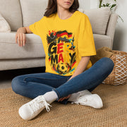Germany Soccer Graphic T‑Shirt — Flag, Eagle & Brandenburger Tor Design