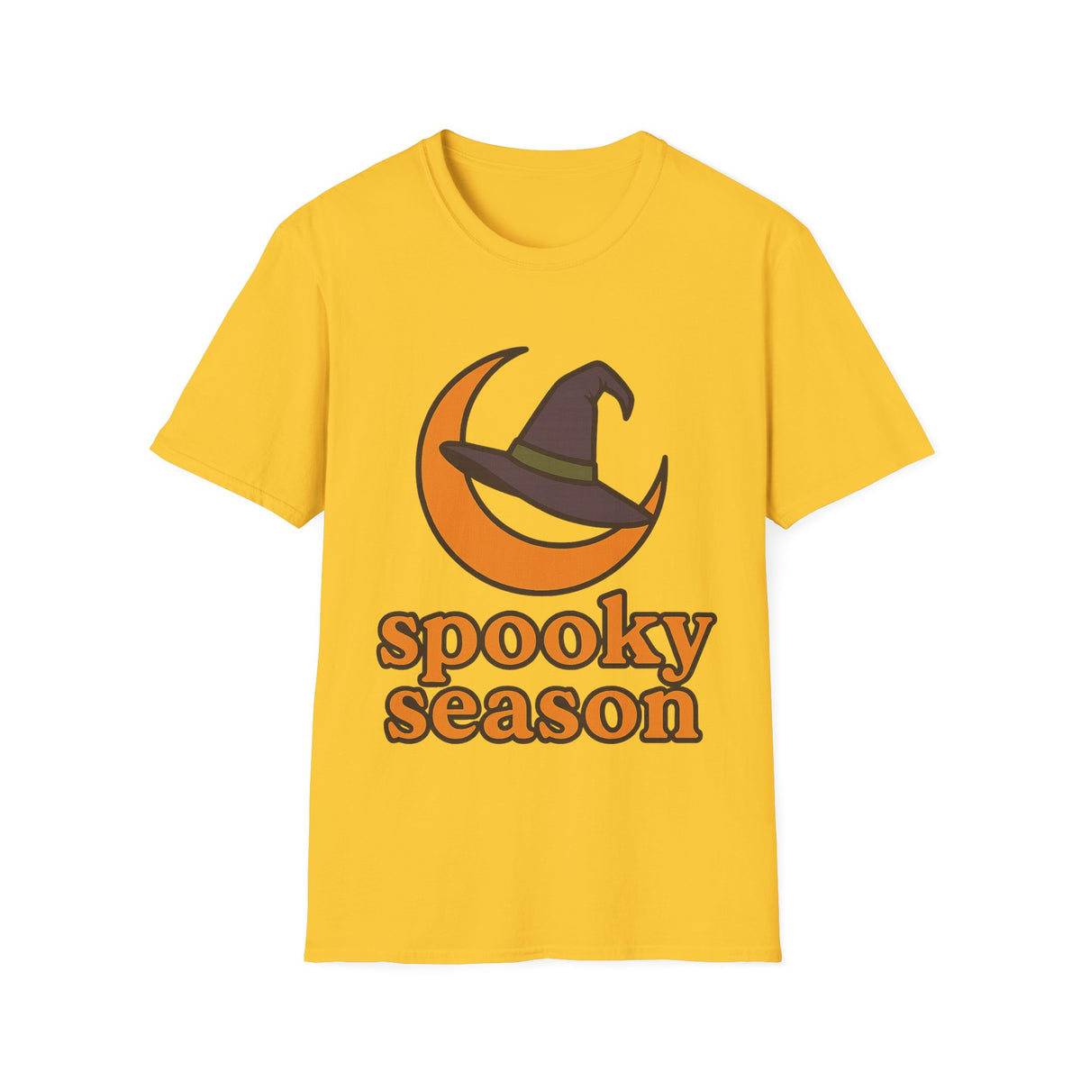 Spooky Season T-Shirt — Witch Hat & Moon Halloween Tee - Trending Now - August 2026