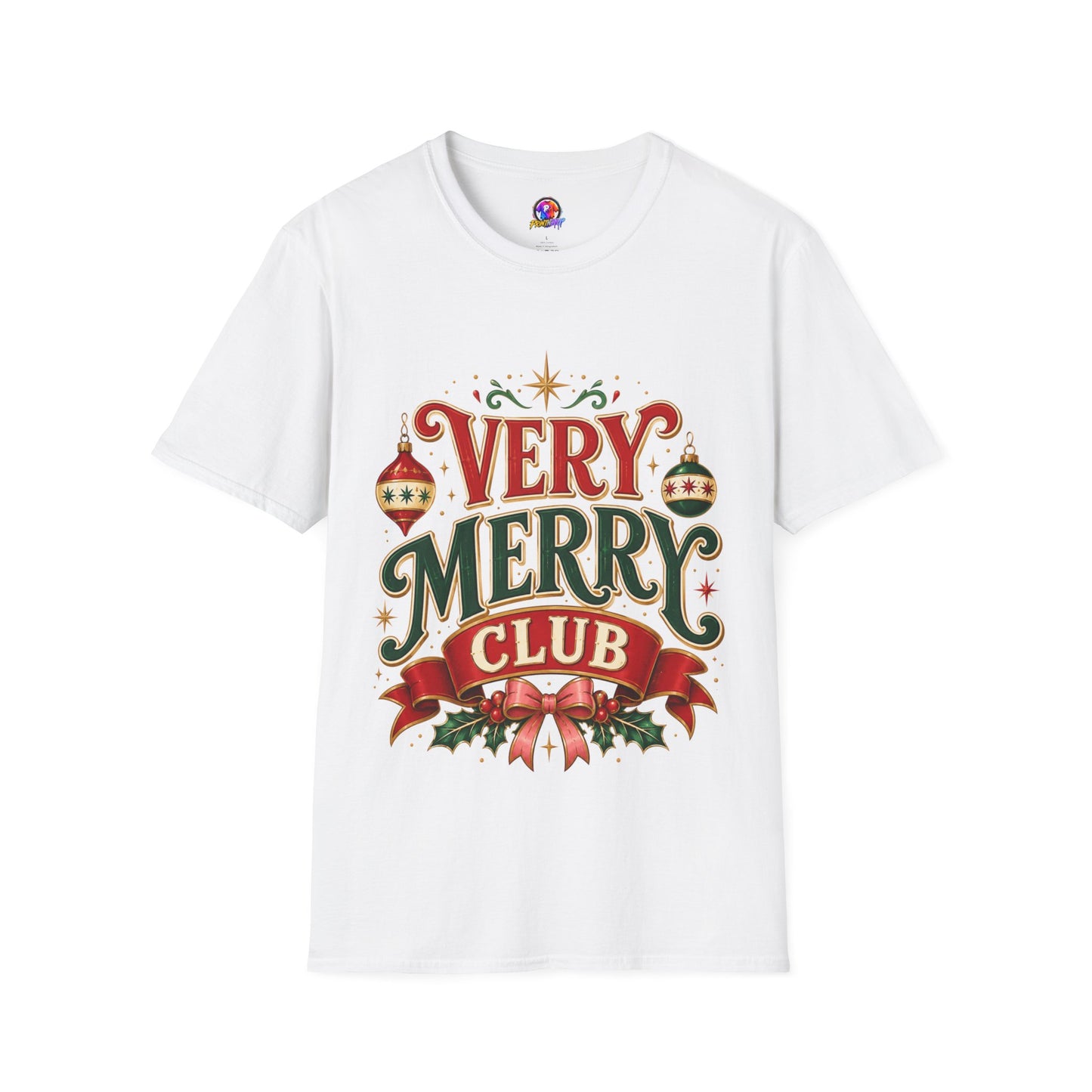 Very Merry Club T-Shirt — Festive Christmas Holiday Tee